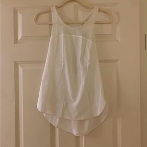 Lululemon white mesh top